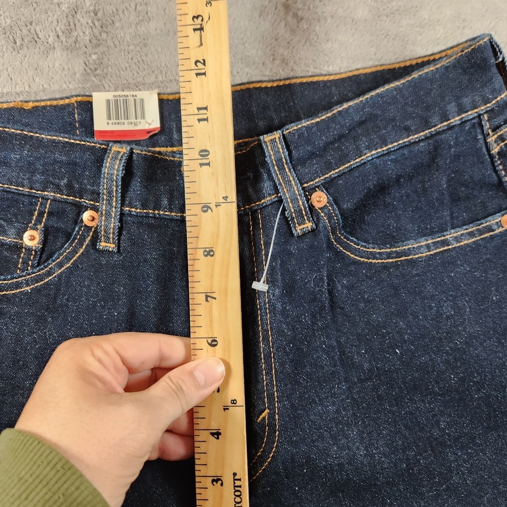 Mens Levis 505 Regular size 30x30 Blue Mid Rise Jeans NEW - Picture 9 of 10